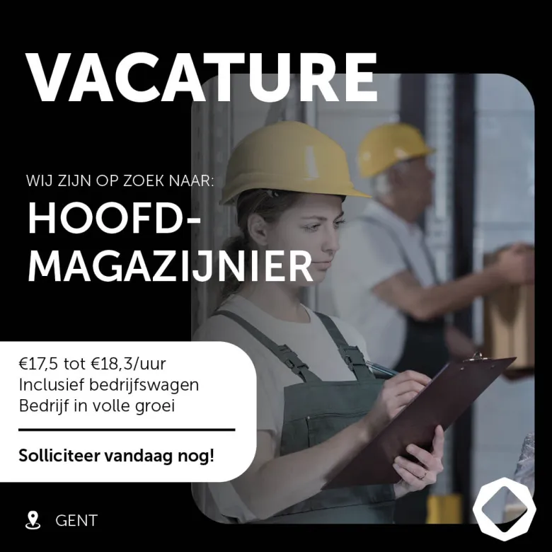 Hoofdmagazijnier Gent